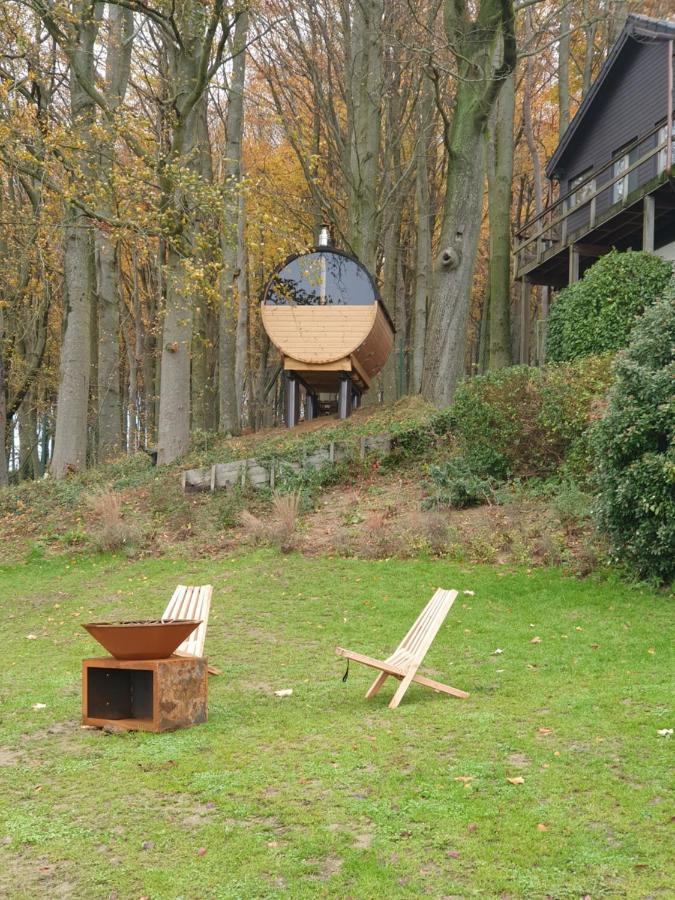 Chalet De La Sabliere Amougies Bagian luar foto